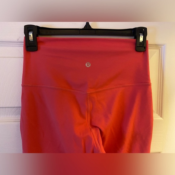 Lululemon Align Double Lined Leggings - Sz 6 - Beautiful Coral Color - Picture 7 of 8